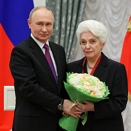 Владимир Путин наградил Наталию Солженицыну орденом «За заслуги перед Отечеством» III степени